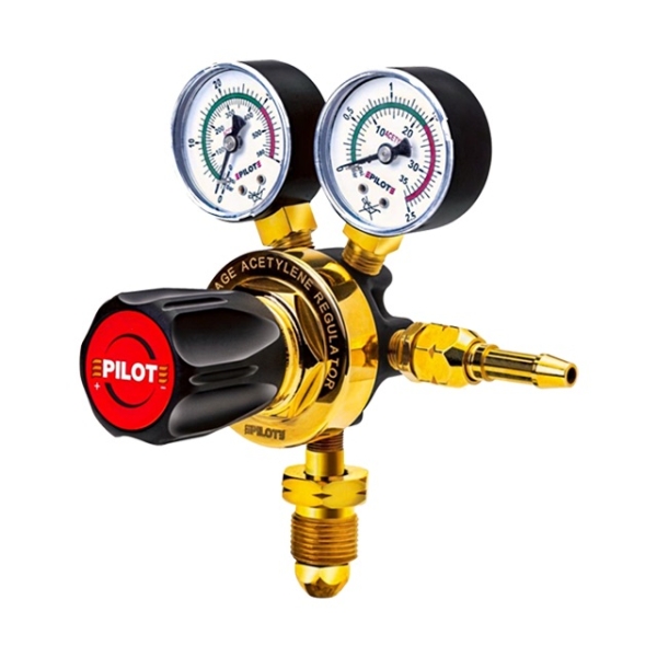 Pilot Acetylene Regulator Double Gauge